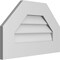 Ekena Millwork Octagonal Top Surface Mount PVC Gable Vent w/ 3-1/2"W x 1"P Standard Frame, 22"W x 14"H GVPOT22X1401SN - alternate 4